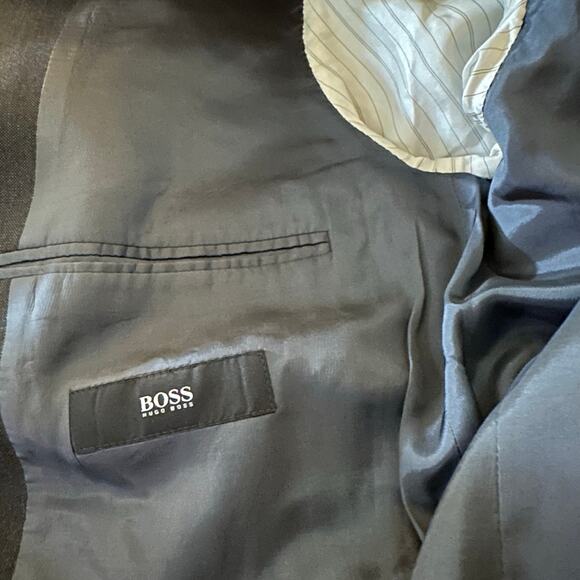 Hugo Boss Einstein Sigma Three Button Blazer, Black, 42 Short, 100% Virgin Wool - Picture 7 of 8